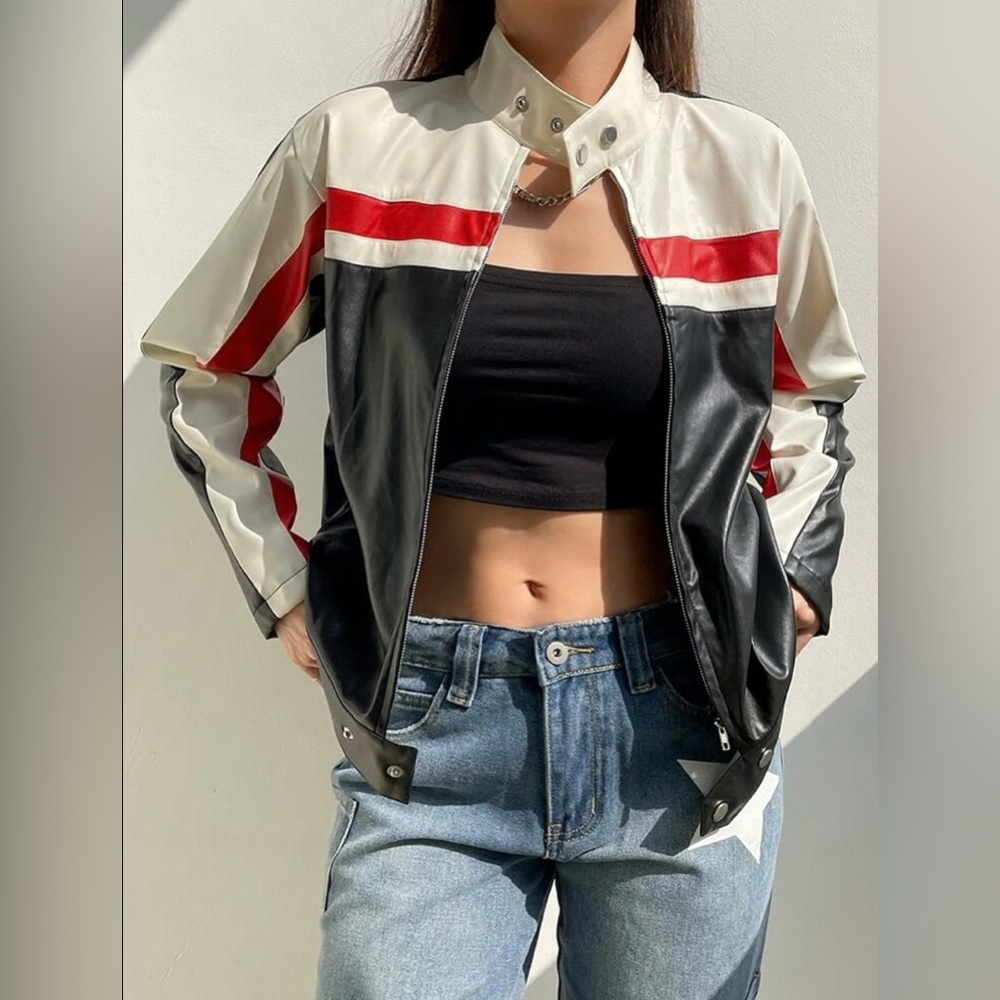 Material: Polyester, Spandex
Style: Grunge, Biker
